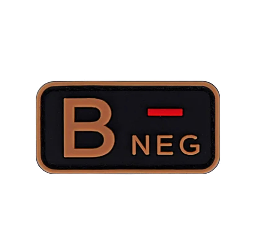Parche Tipo Sangre (A+, B+, AB+, O+, A-, B-, AB-, O-) Bronze