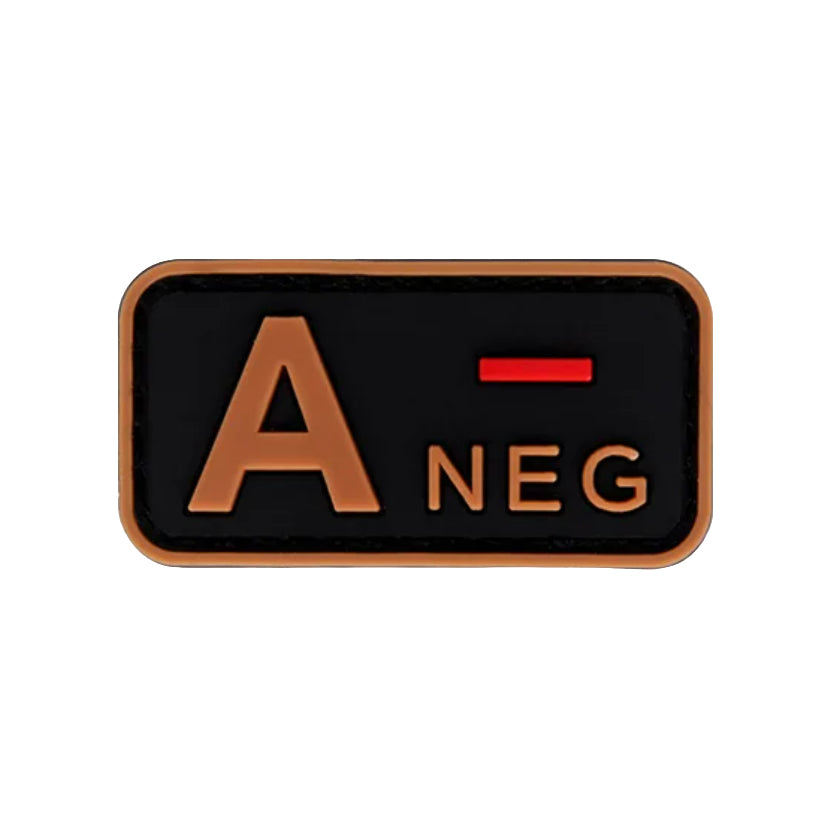 Parche Tipo Sangre (A+, B+, AB+, O+, A-, B-, AB-, O-) Bronze