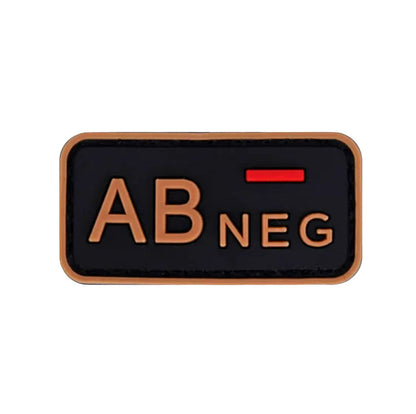 Parche Tipo Sangre (A+, B+, AB+, O+, A-, B-, AB-, O-) Bronze