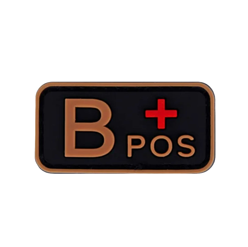 Parche Tipo Sangre (A+, B+, AB+, O+, A-, B-, AB-, O-) Bronze