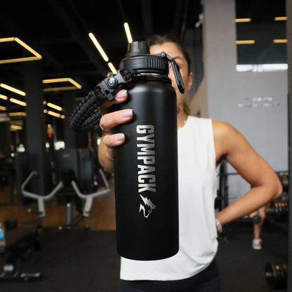 Botella Térmica Premium Gympack 1200ml - Personalizada Nombre