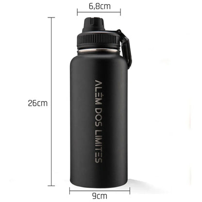Botella Térmica Premium Gympack 1200ml - Personalizada Nombre