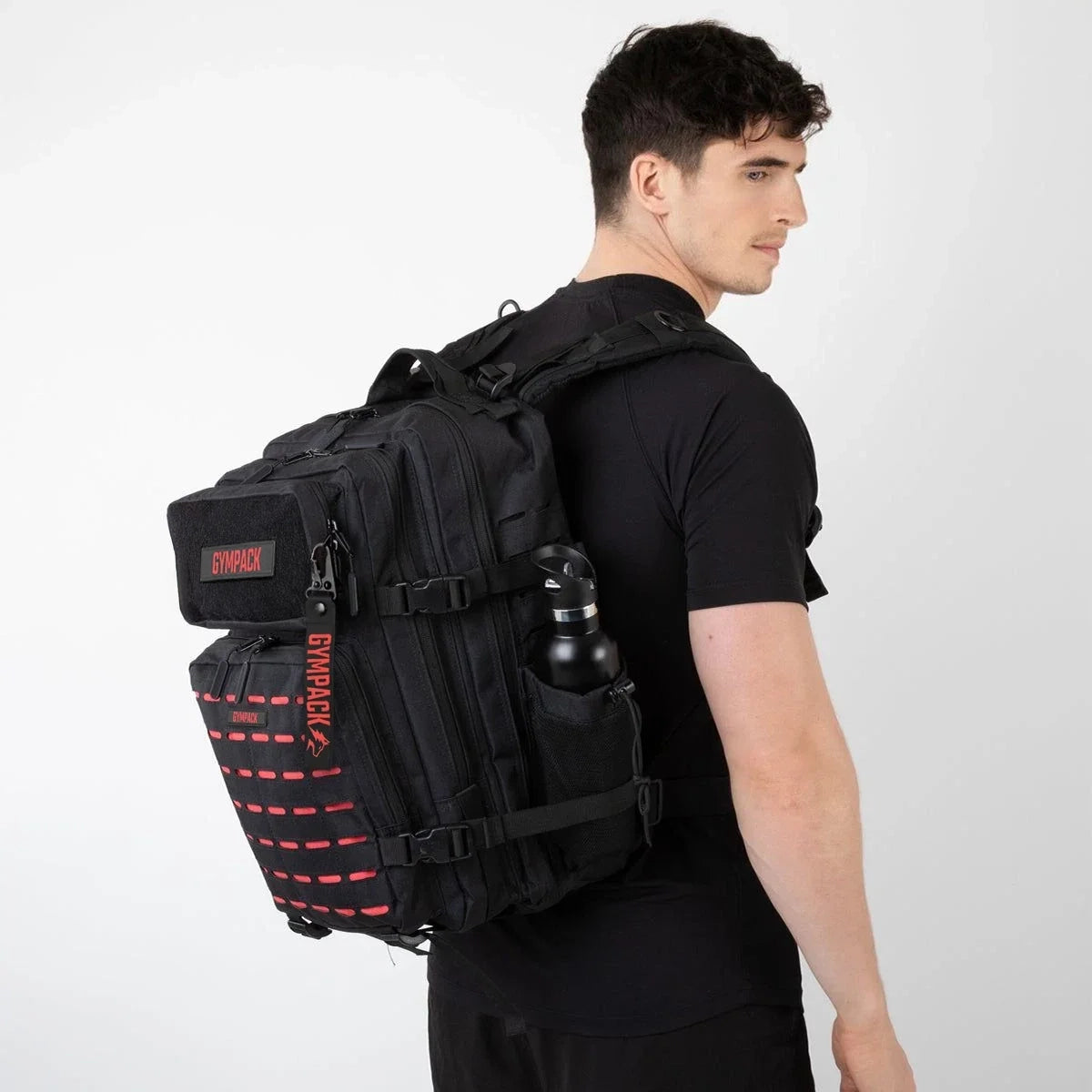Gympack Pro 50L Negra y Roja